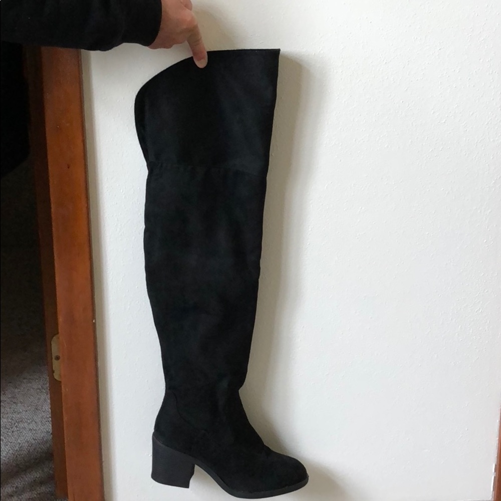 Black Over the Knee Boots